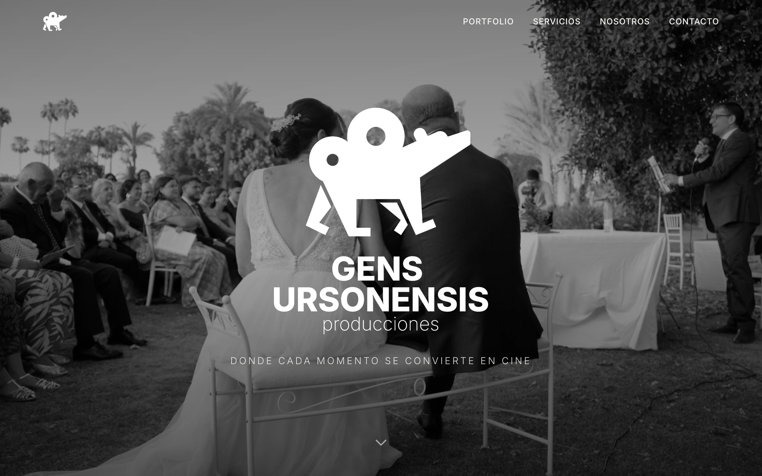 Web de Gens Ursonensis en escritorio