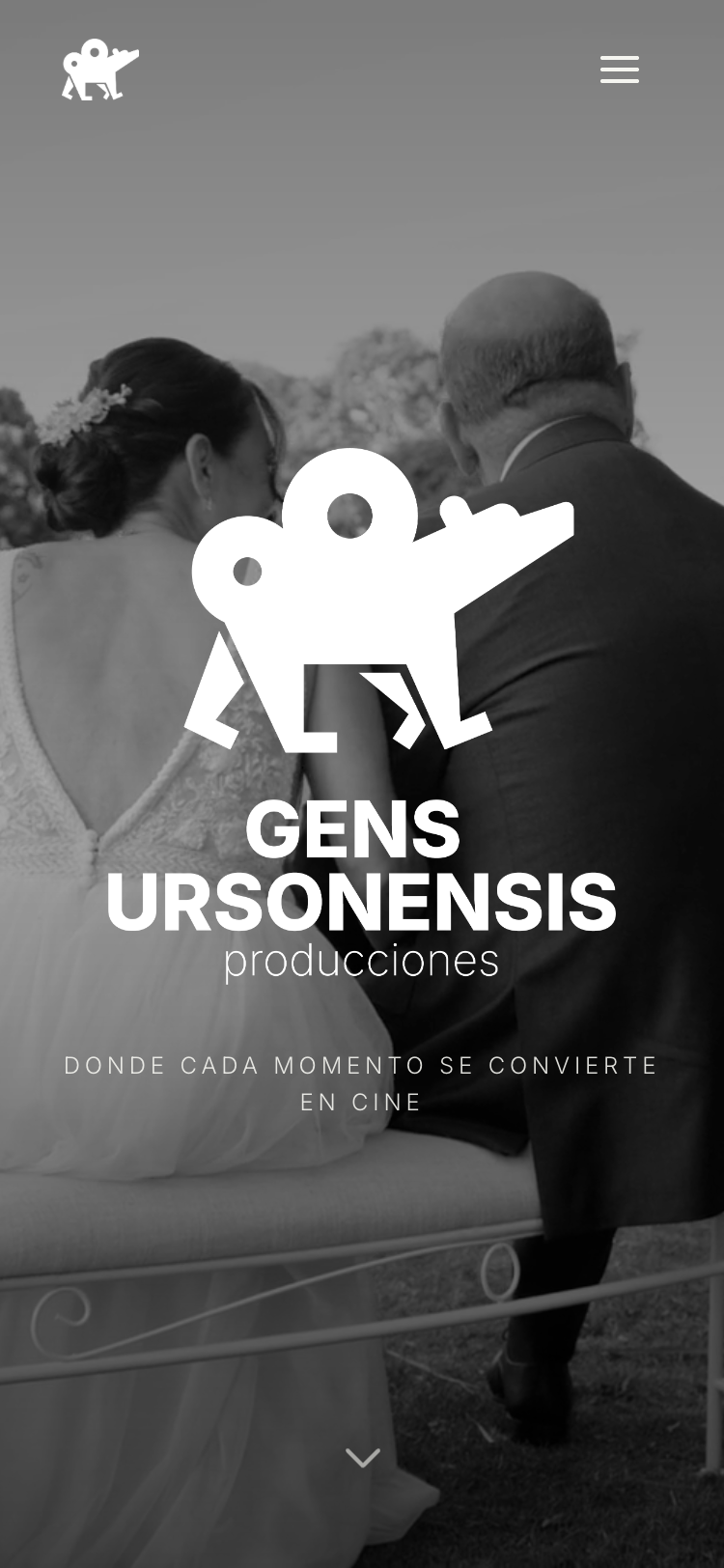 Web de Gens Ursonensis en móvil